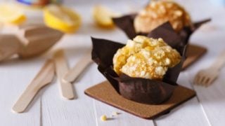 Muffins de limón en la freidora de aire
