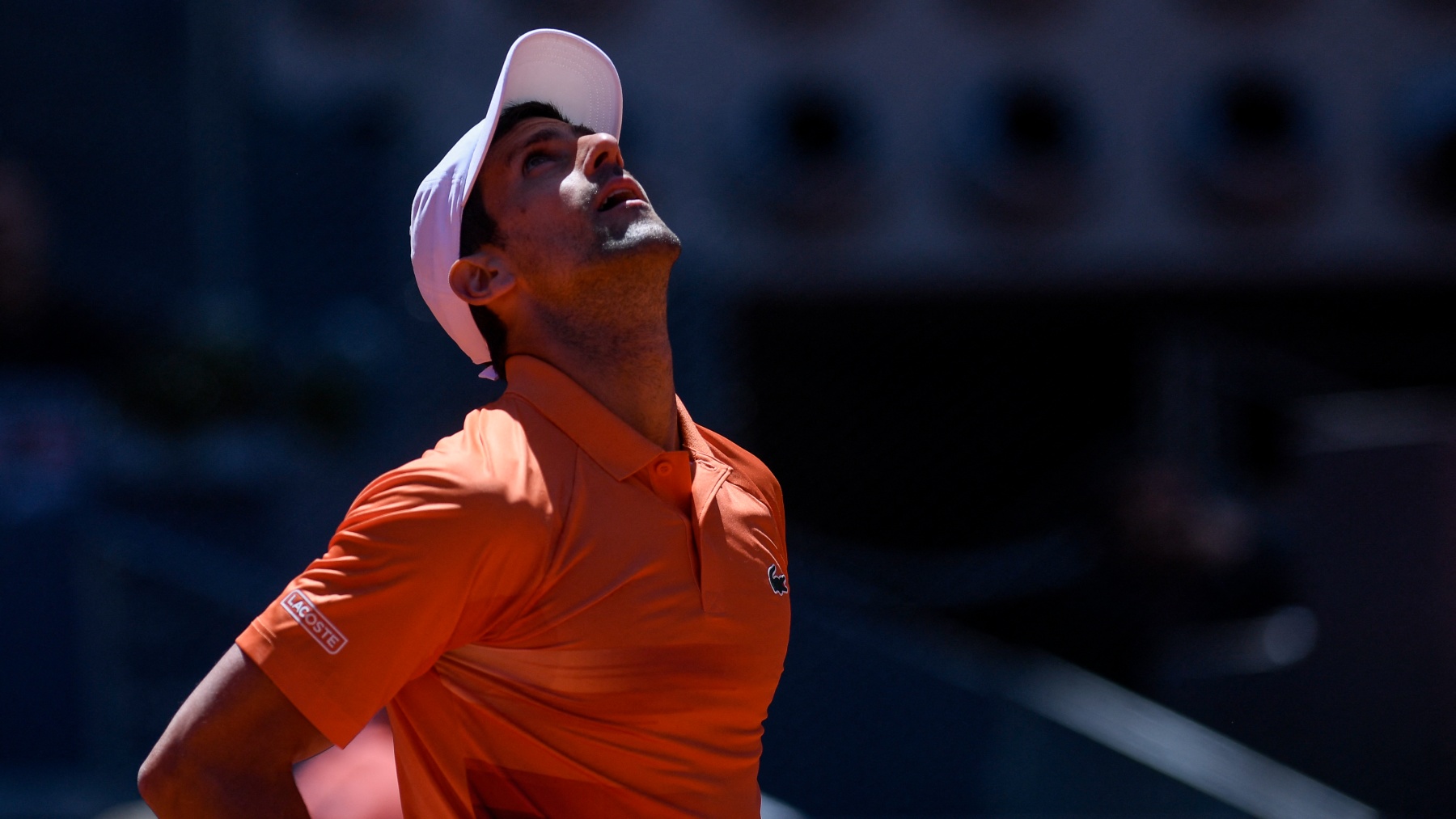 Novak Djokovic, en el partido ante Hurkacz. (EFE)