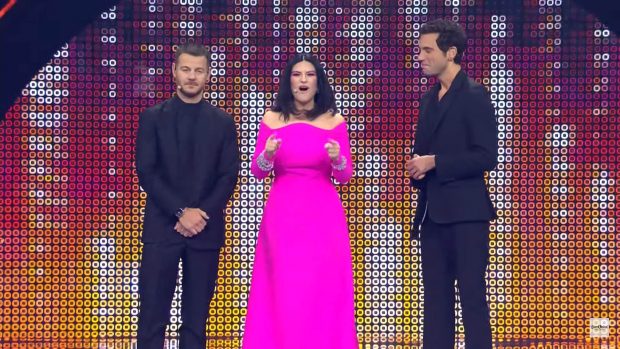 Presentadores de 'Eurovisión 2022'.