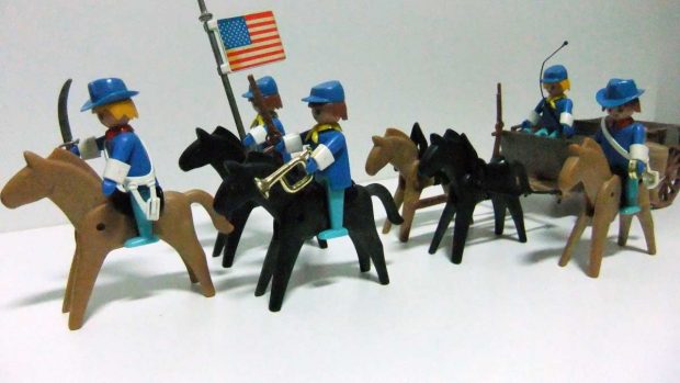 Figuras ejército a caballo