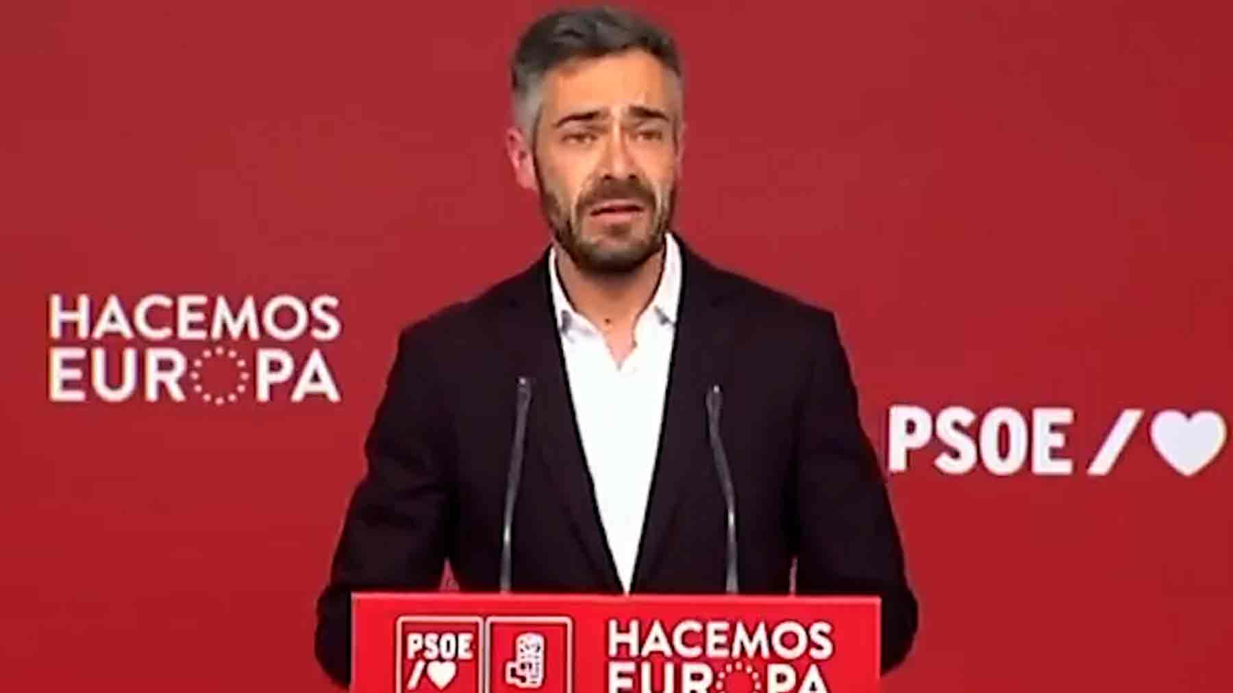 Felipe Sicilia, portavoz de la Ejecutiva Federal del PSOE