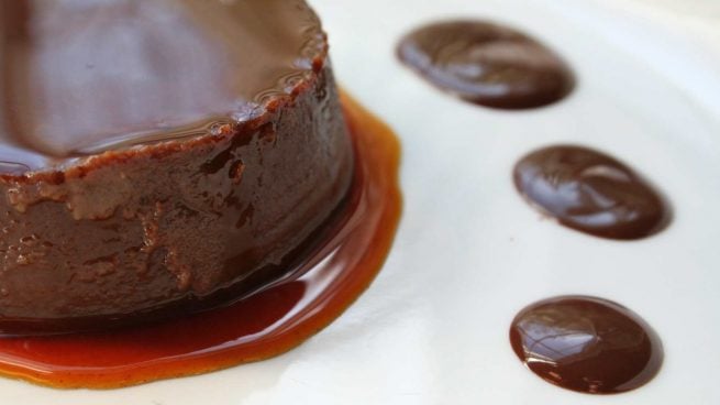 Flan chocolate