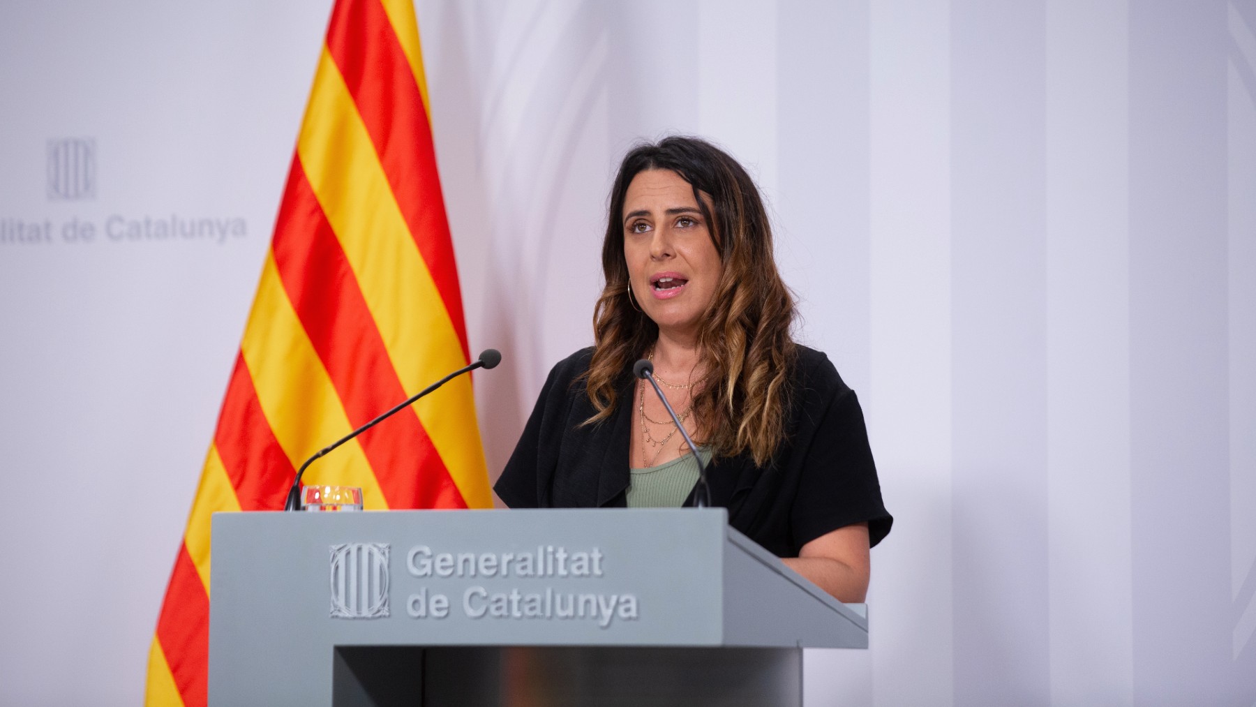 La portavoz del Govern de Cataluña, Patrícia Plaja. (Foto: EP)