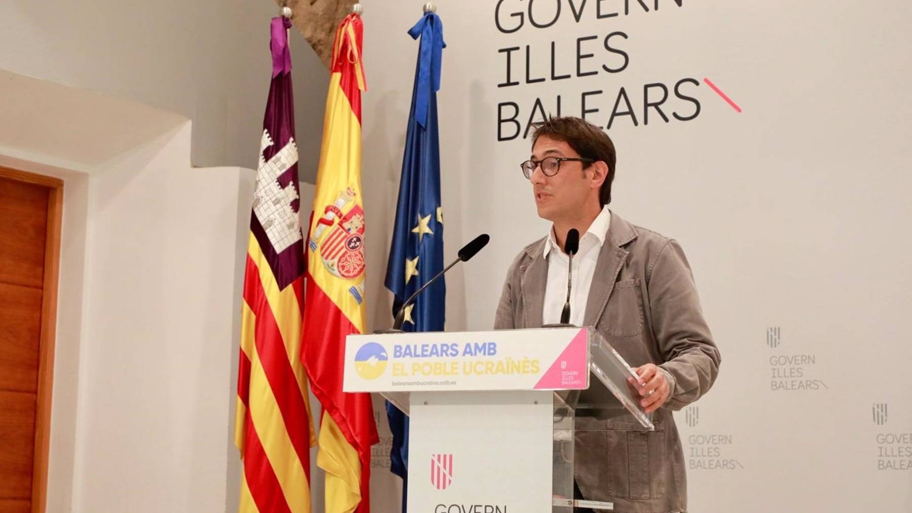 Iago Negueruela, conseller de Turismo y portavoz del Govern balear.