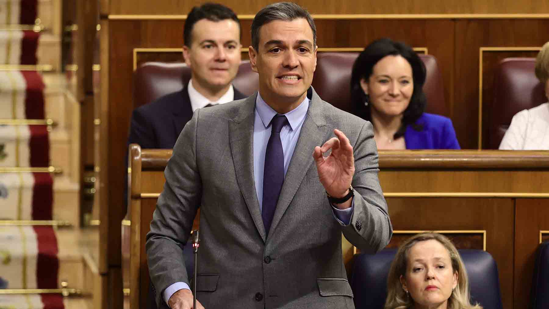 El presidente del Gobierno, Pedro Sánchez