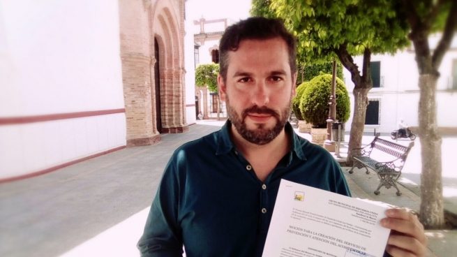 Vicente Terenti, portavoz de Unidas Podemos en el Ayuntamiento de Sanlúcar la Mayor