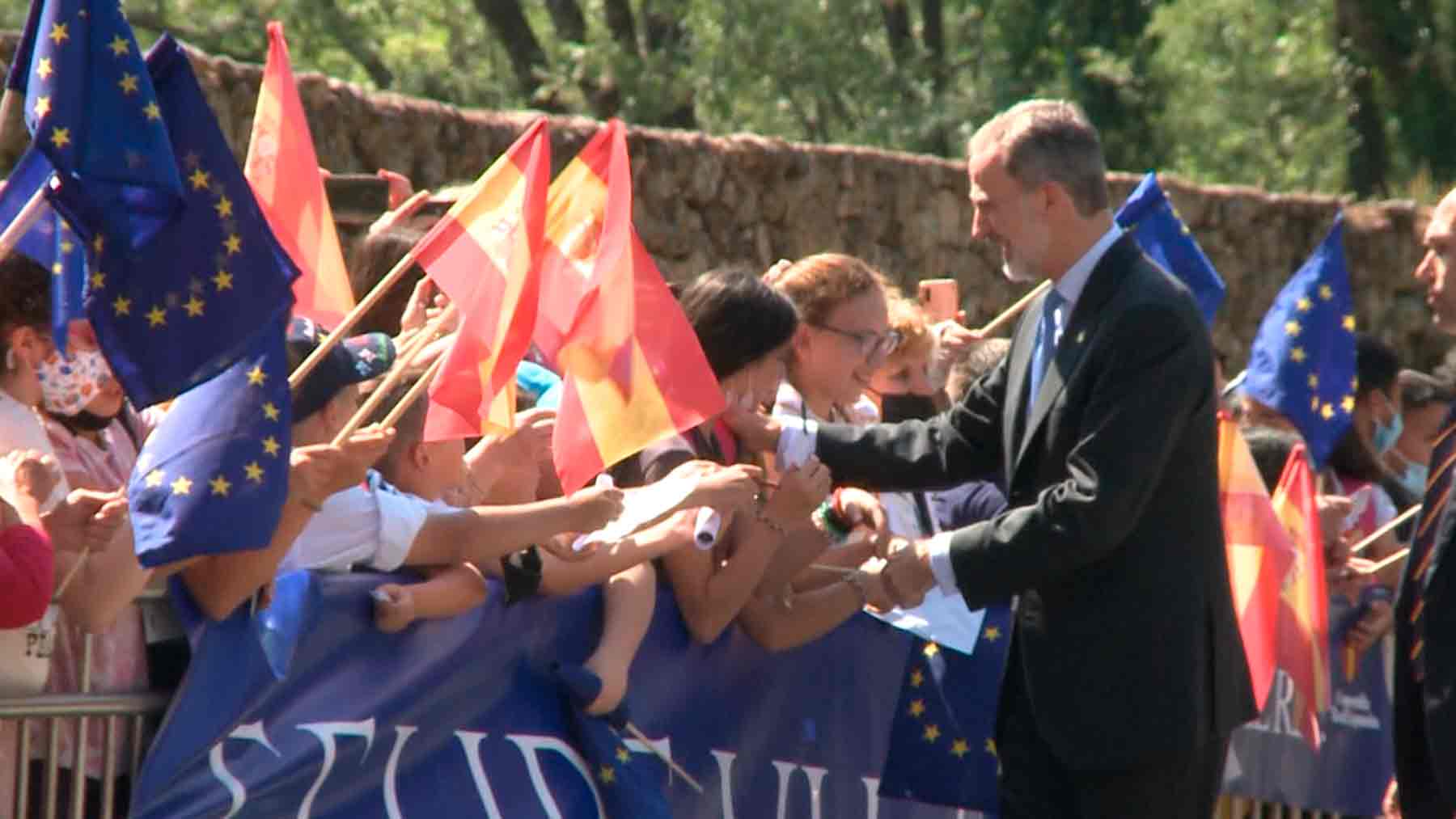 Felipe VI en Yuste.