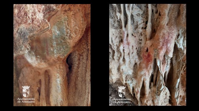 Una familia de senderistas descubre pinturas paleolíticas de hace 60.000 años en una cueva de Málaga