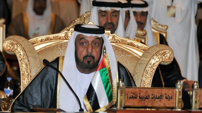 Una imagen de archivo del presidente de Emiratos, Jalifa bin Zayed.