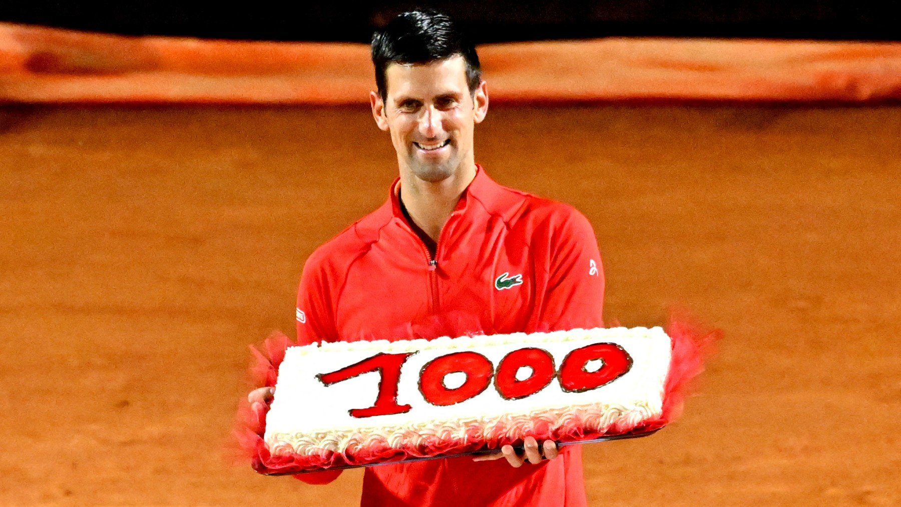 Djokovic llega a las 1.000 victorias. (AFP)