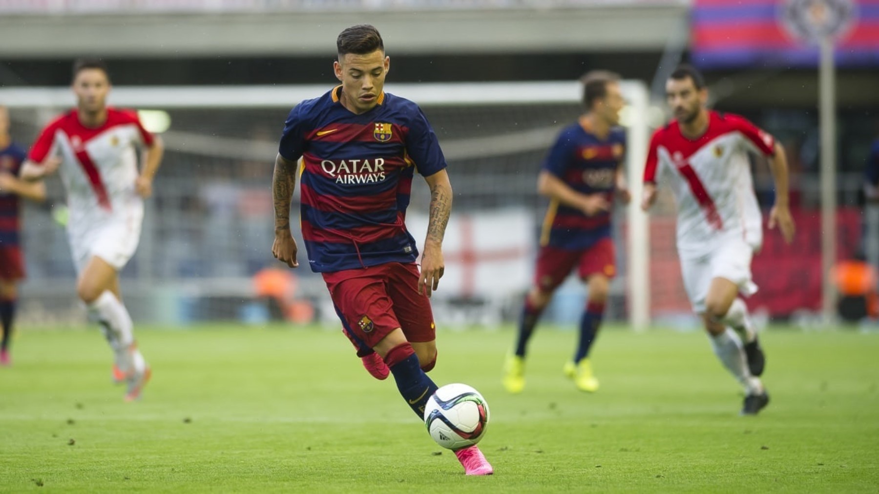 Maxi Rolón durante su etapa en el Barcelona. (Foto: fcbarcelona.cat)