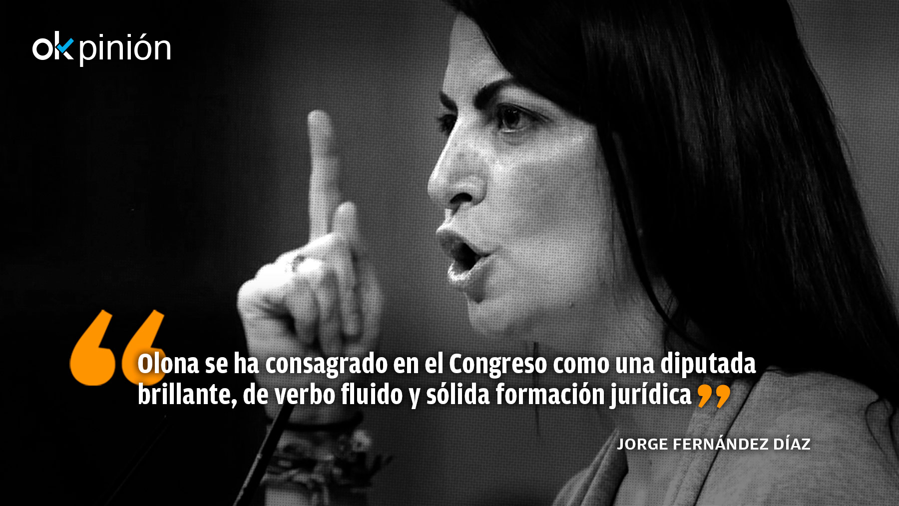 Macarena Olona, una candidata no sometida a la «corrección política»