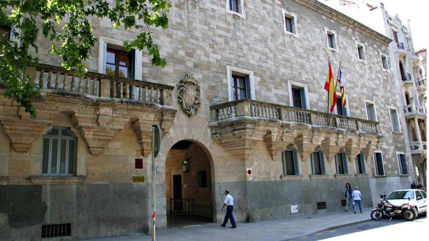 Sede de la Audiencia de Baleares, en Palma.