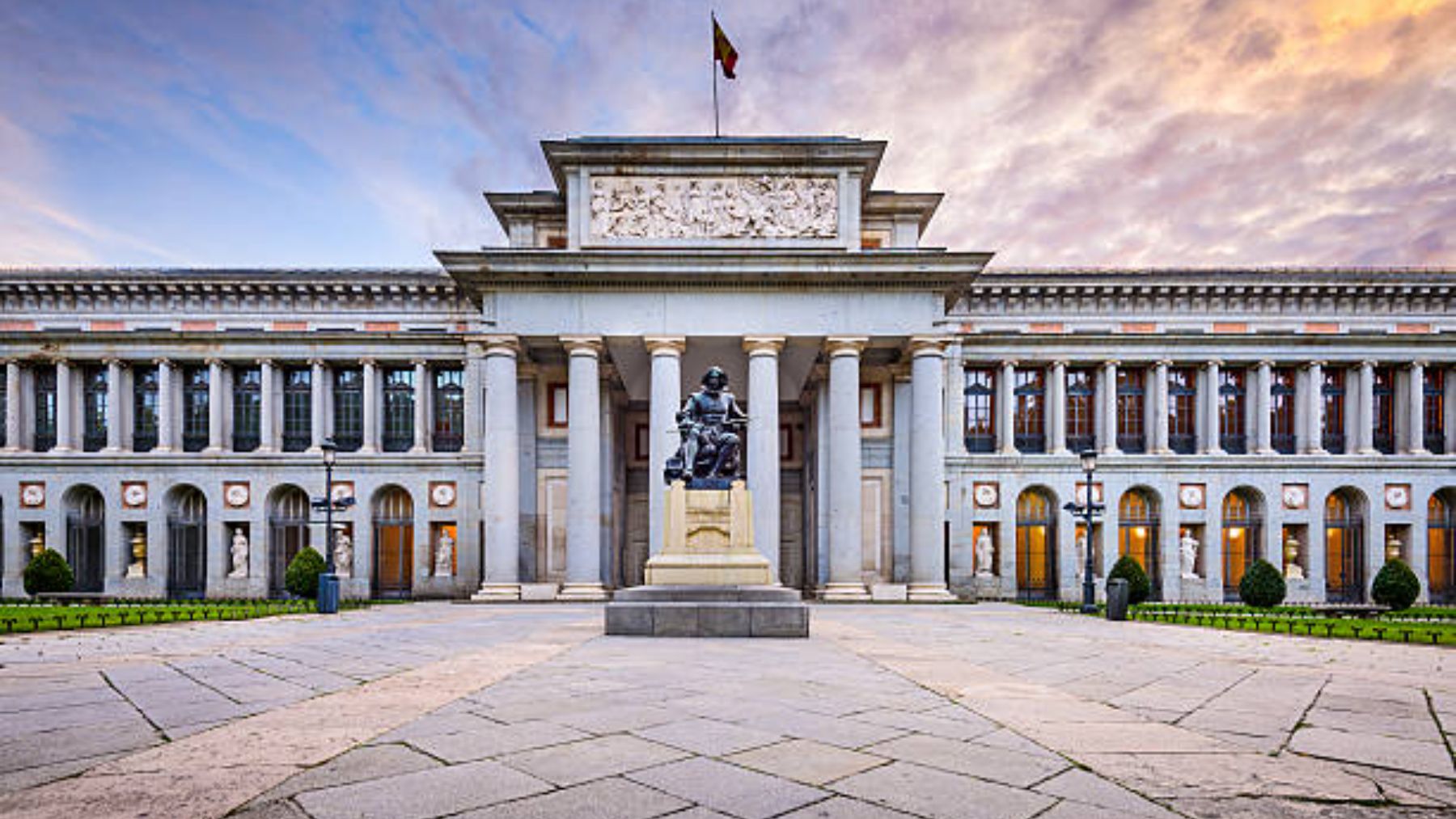 Entrada del Museo del Prado.