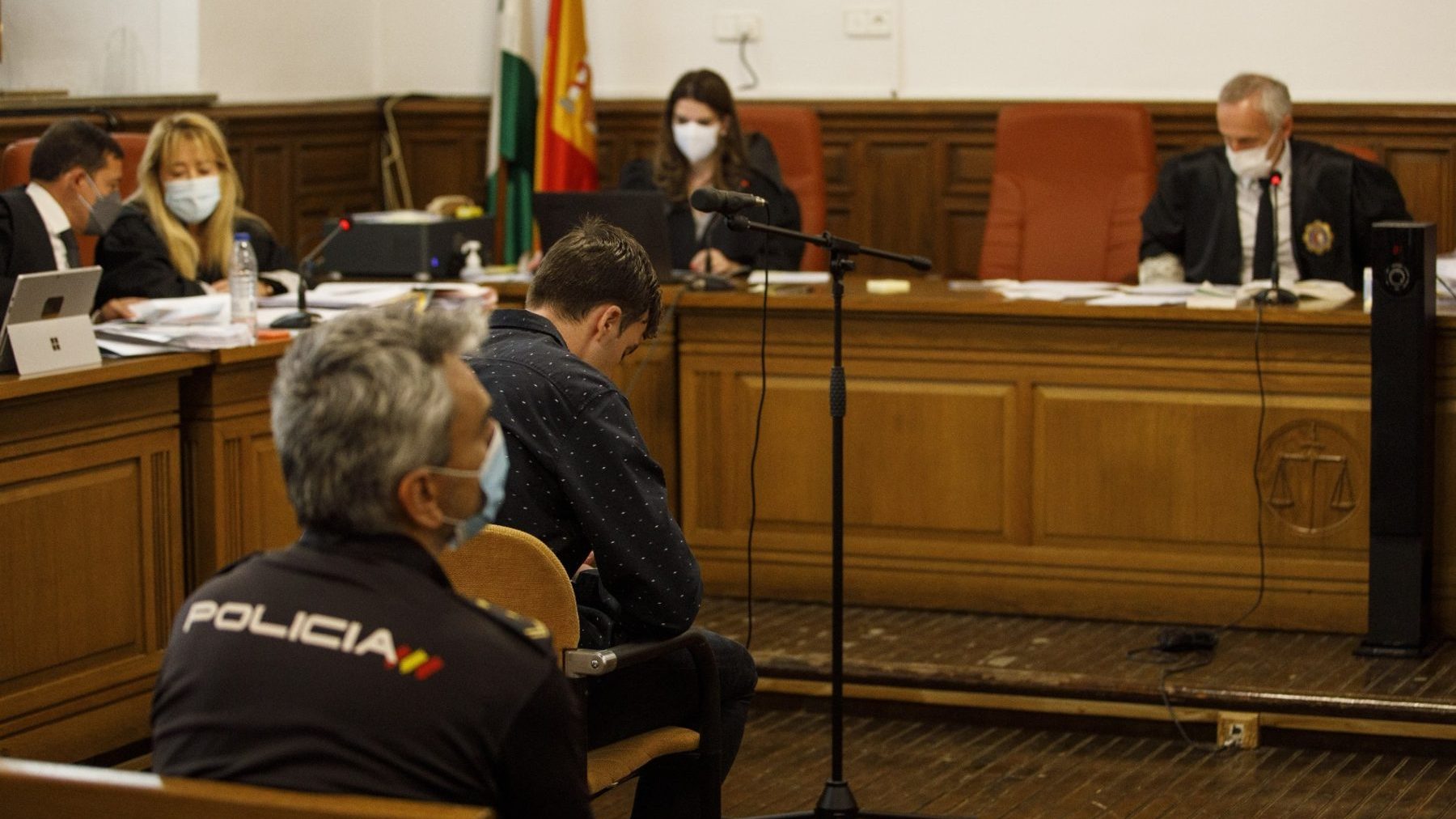 El legionario acusado de asesinar a su expareja declara ante la Audiencia de Granada (ÁLEX CÁMARA / EUROPA PRESS).