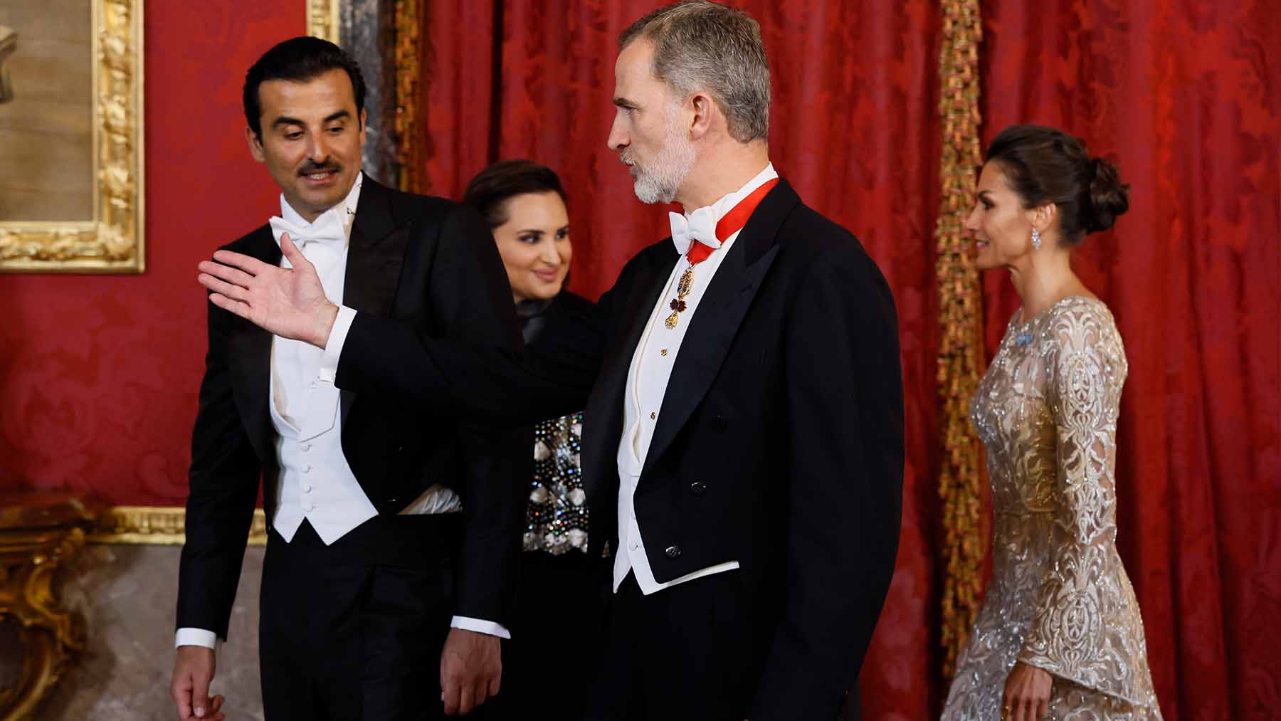 Felipe VI y el emir de Qatar (Foto: EP).