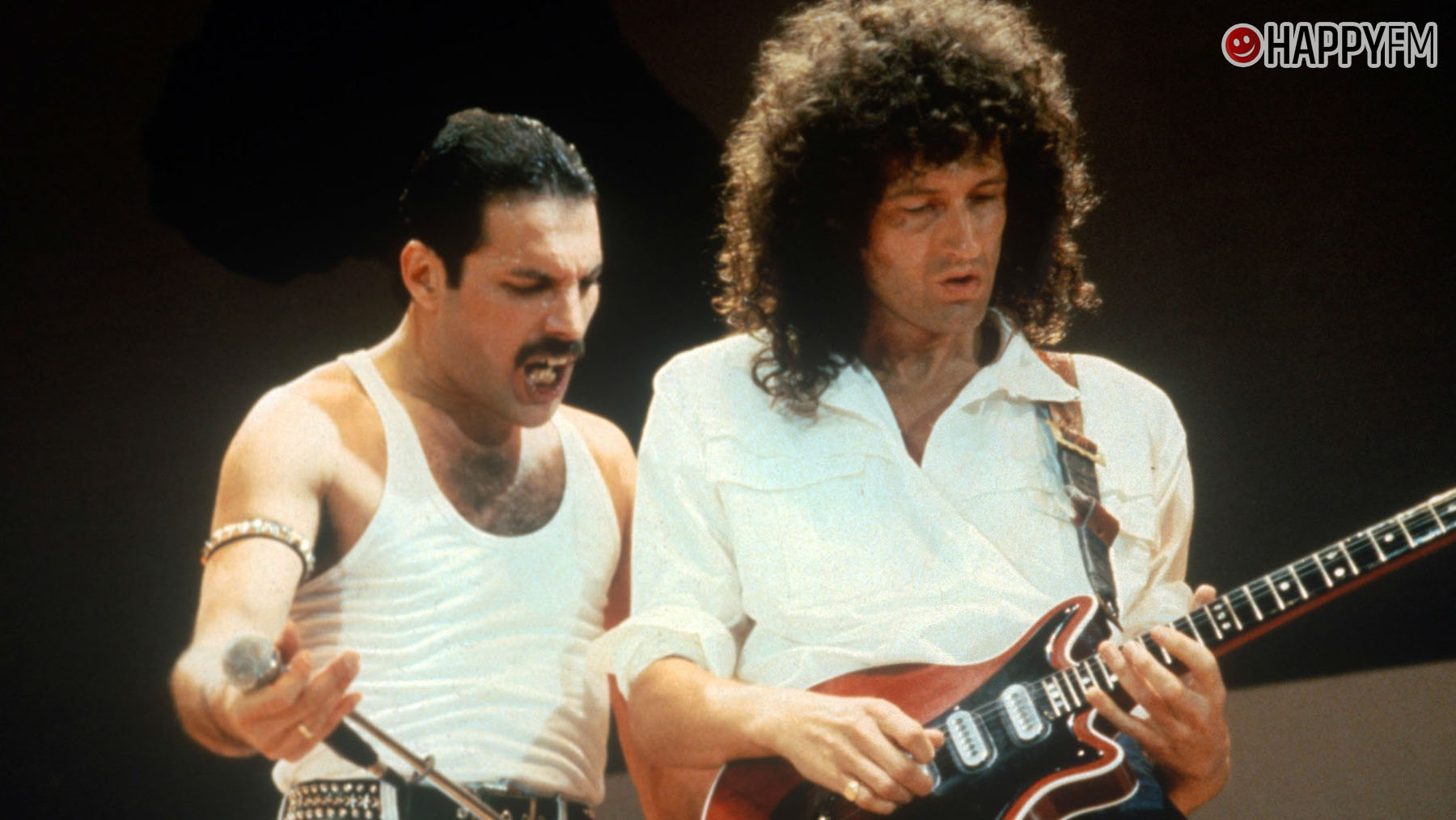 Brian May y Freddie Mercury.