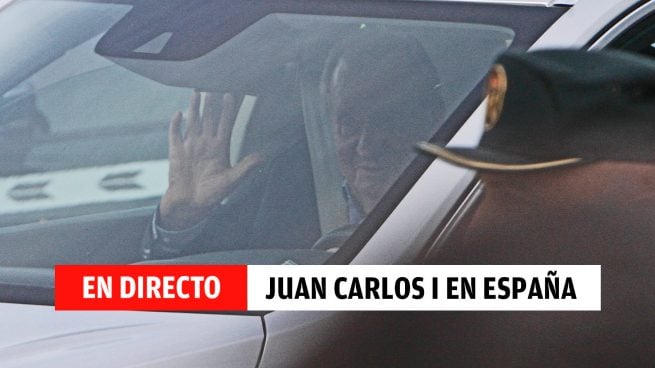 Juan Carlos I llega a España, en directo: última hora de la visita del Rey emérito