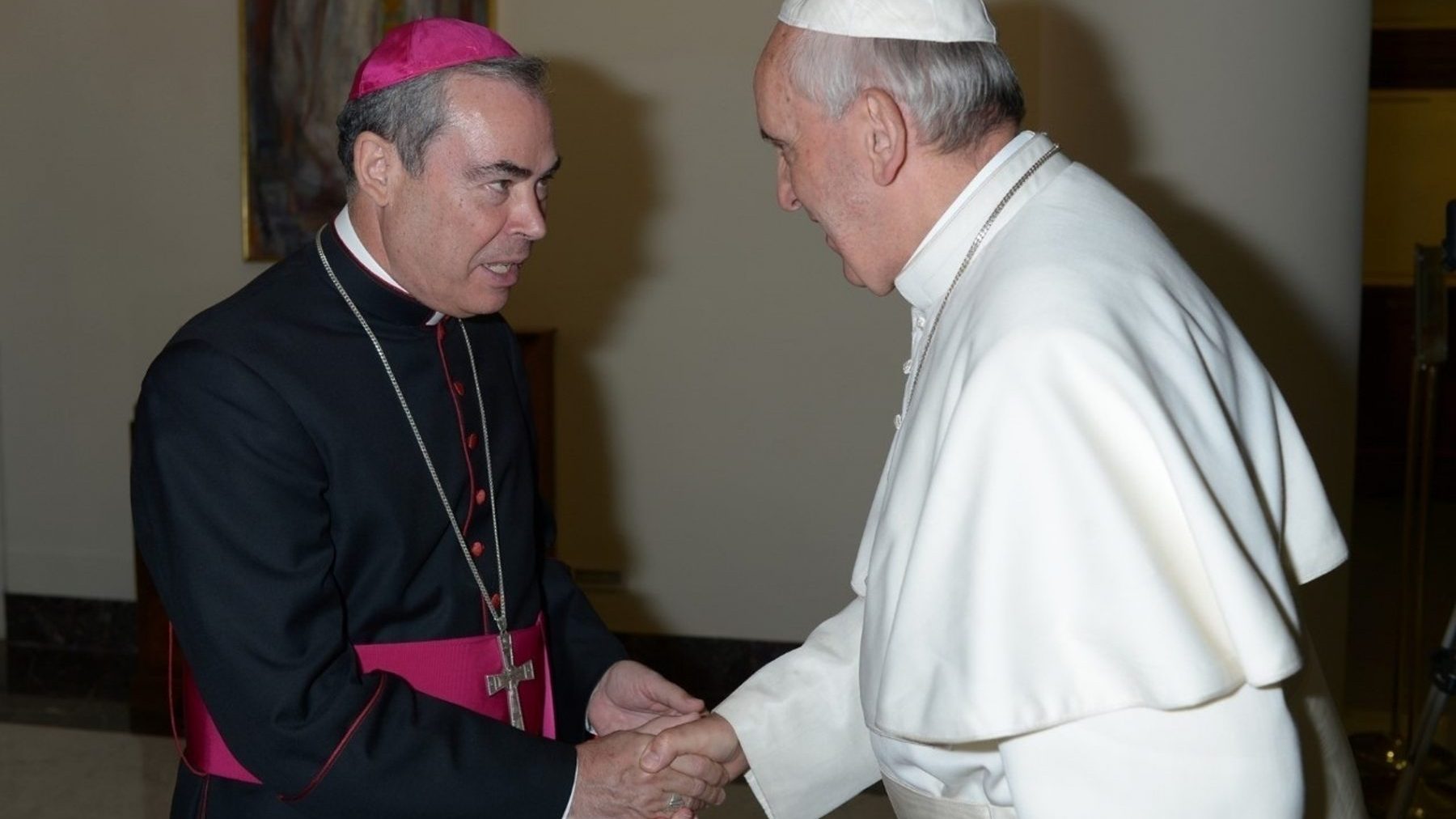 El papa Francisco recibe al obispo de Málaga en el Vaticano (DIÓCESIS DE MÁLAGA).