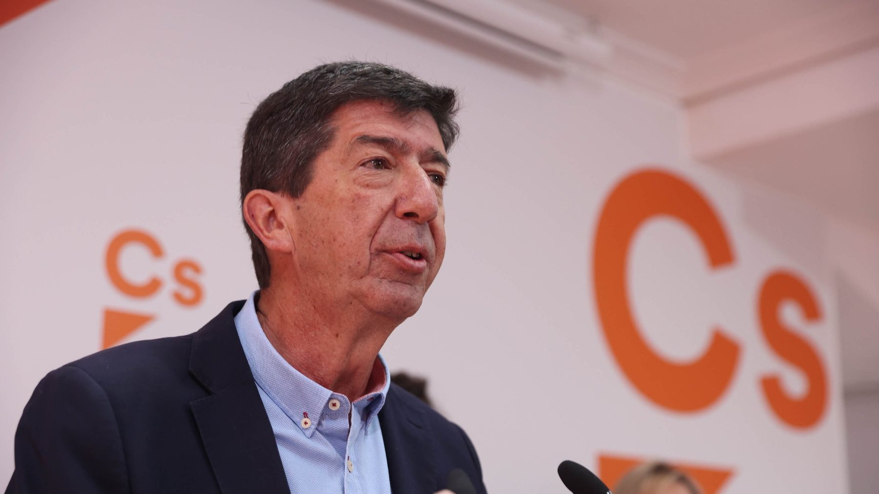 El candidato naranja a la Presidencia de la Junta de Andalucía, Juan Marín (JOAQUÍN CORCHERO / EUROPA PRESS).
