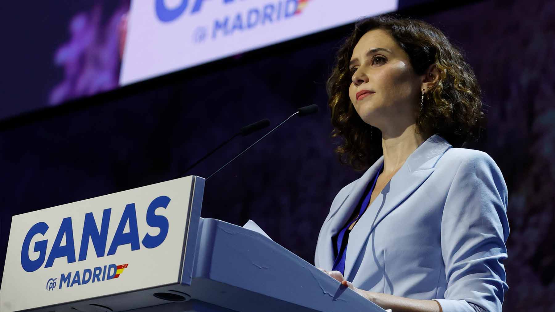 La presidenta de la Comunidad de Madrid, Isabel Díaz Ayuso.