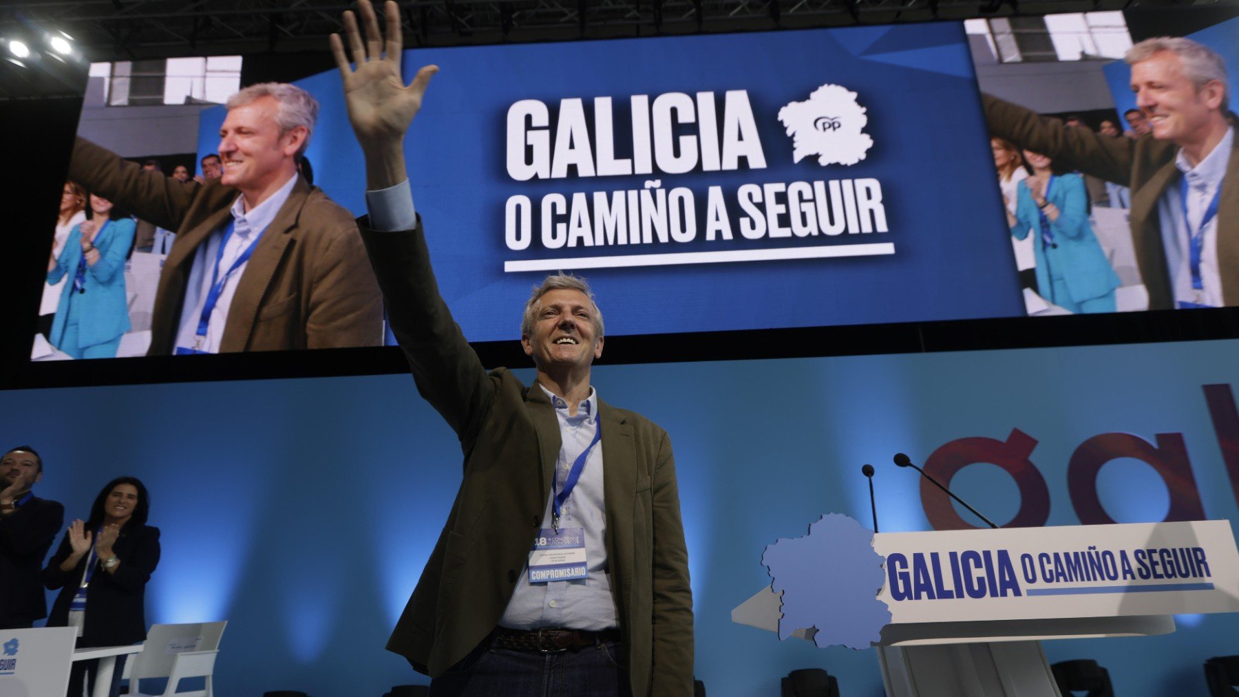 El presidente de la Xunta de Galicia y del PP gallego, Alfonso Rueda.