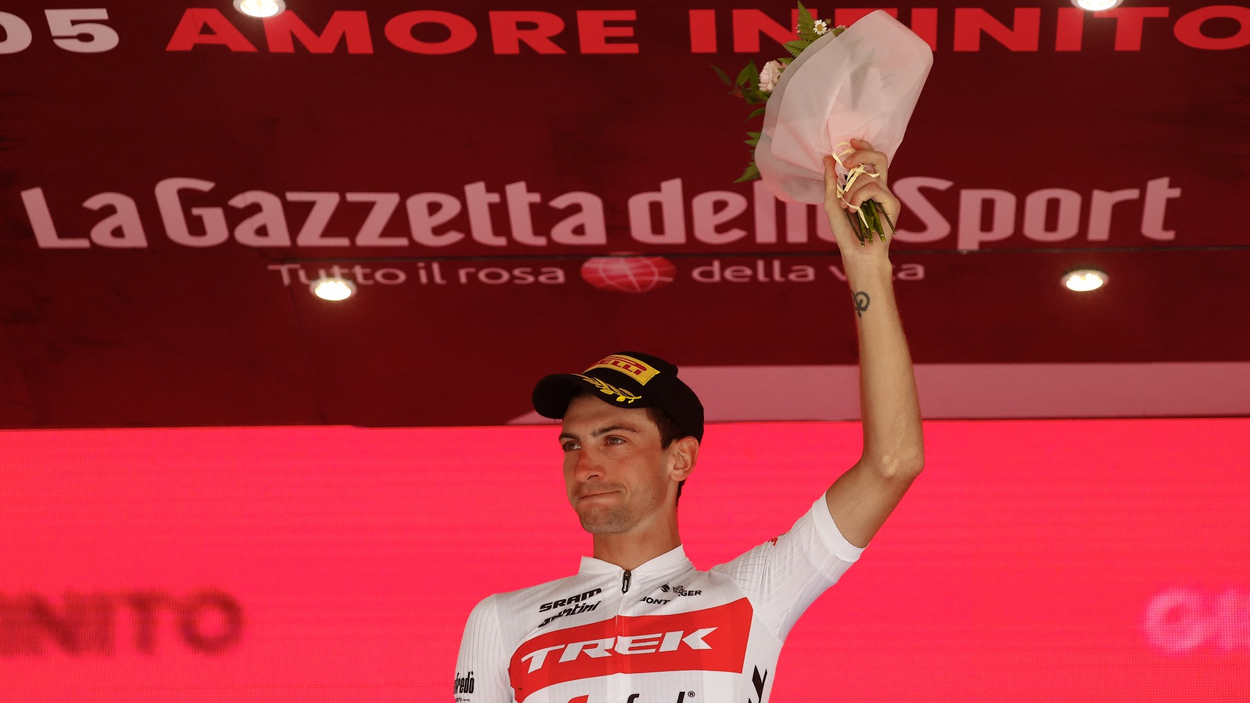 Ciccone gana la etapa del Giro. (AFP)