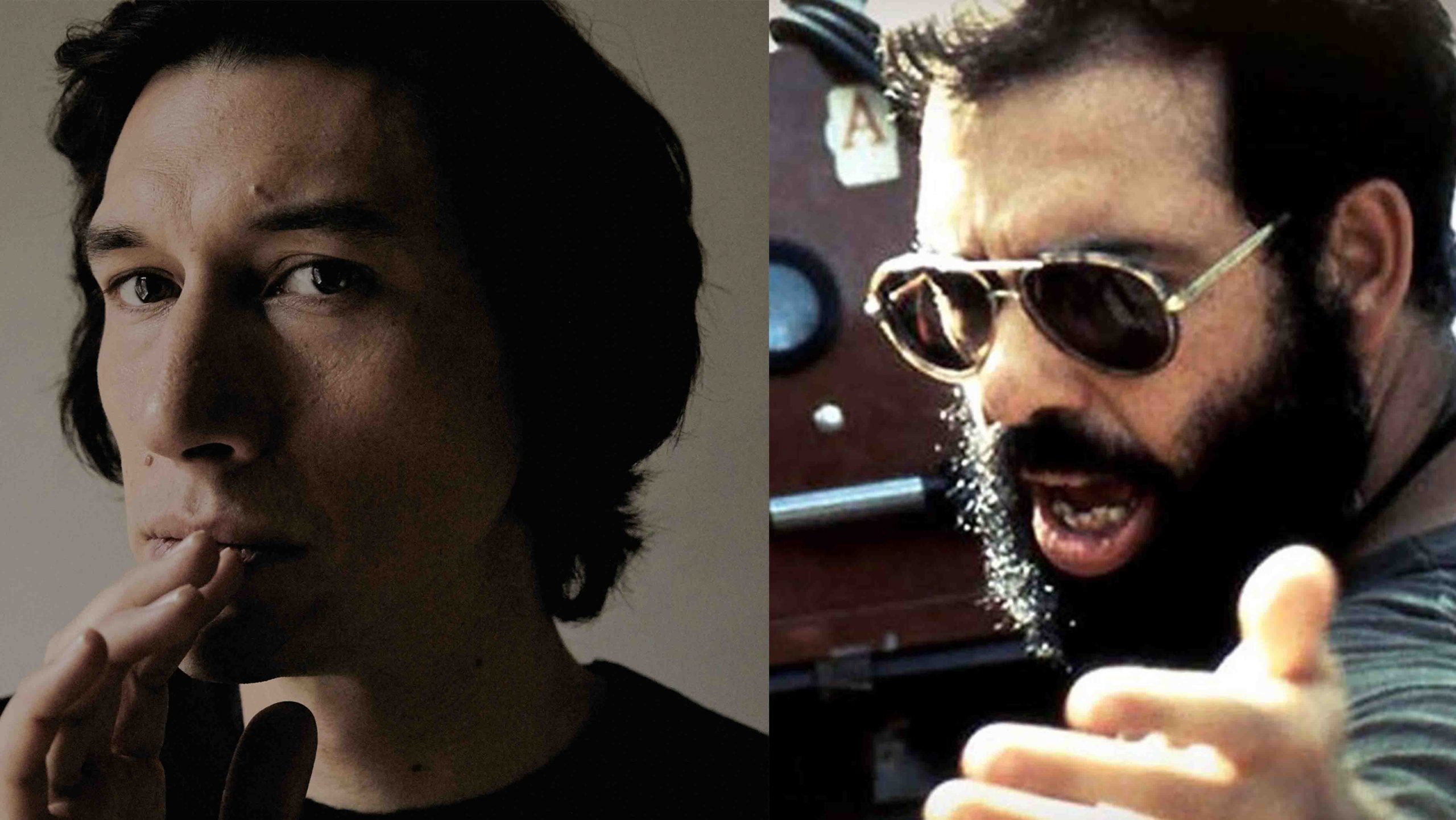 Adam Driver (izquierda) Francis Ford Coppola (derecha)