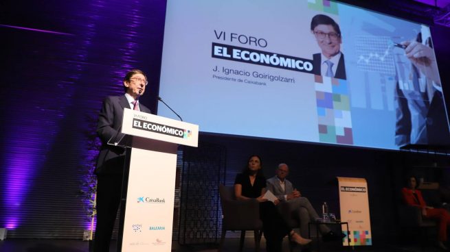 El presidente de CaixaBank, José Ignacio Goirigolzarri, en el VI Foro de El Económico
