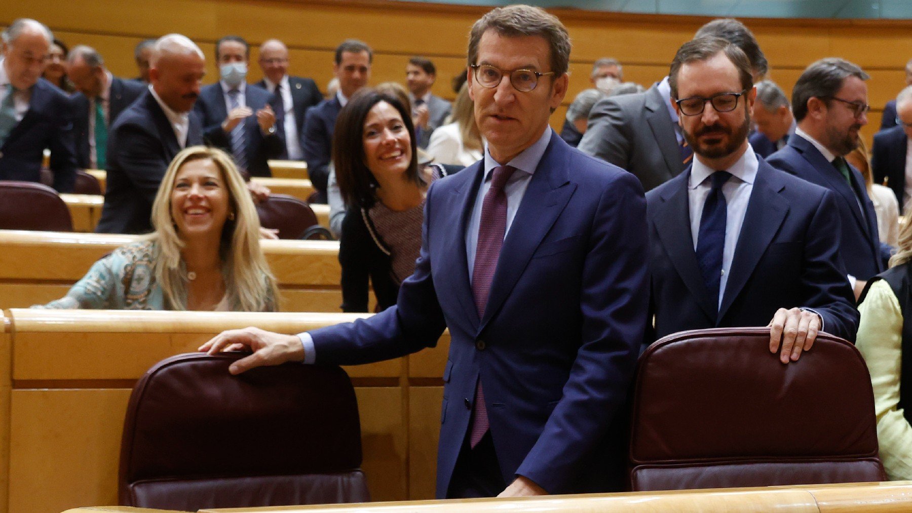 Alberto Núñez Feijóo, en el Senado.