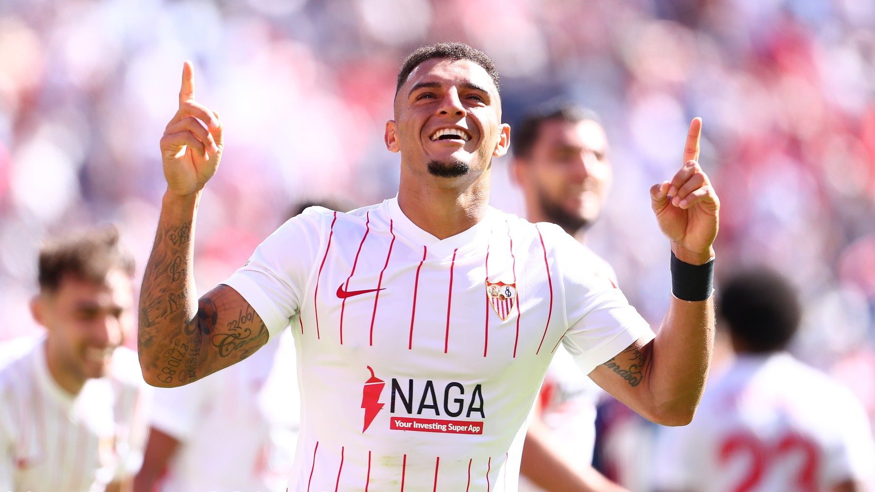 Diego Carlos, durante un partido con el Sevilla. (Getty)