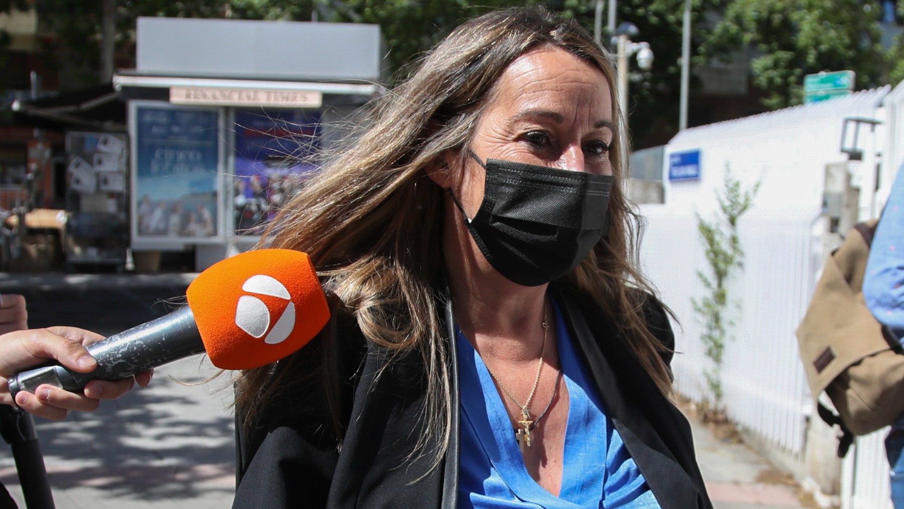 Elena Collado a su llegada a los juzgados. Foto: EFE