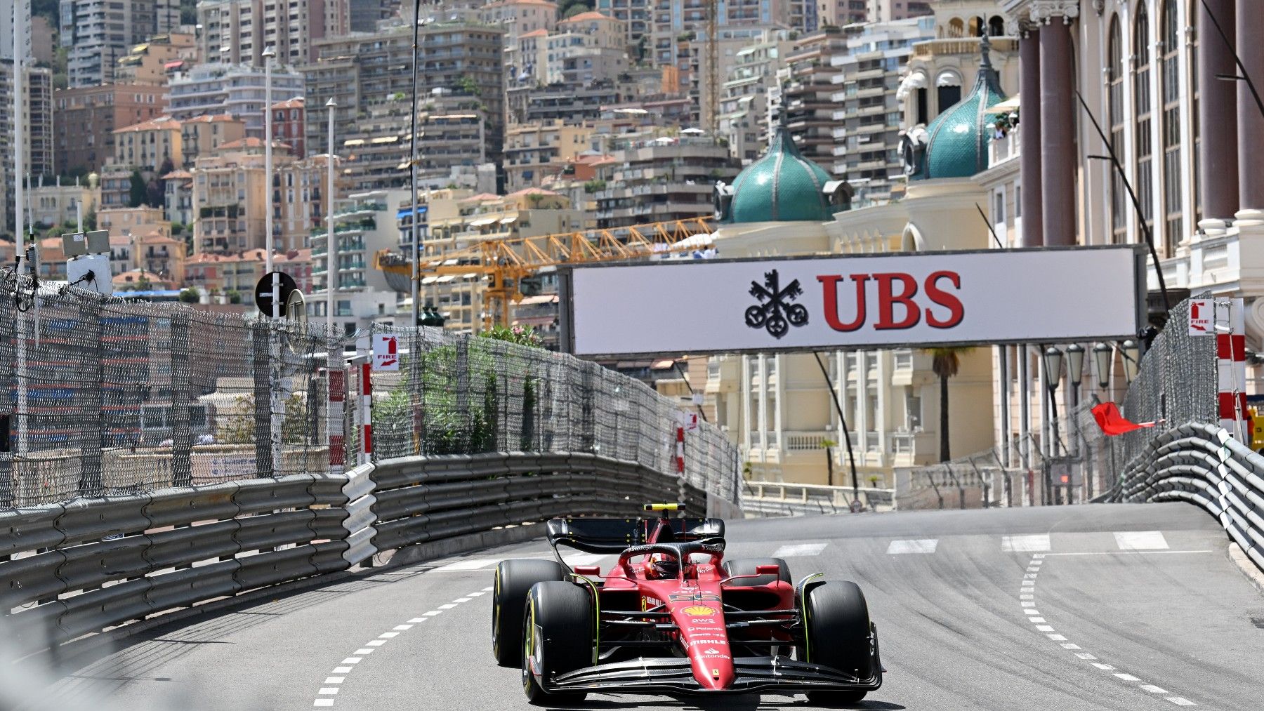 Ferrari, en el GP de Mónaco. (AFP)