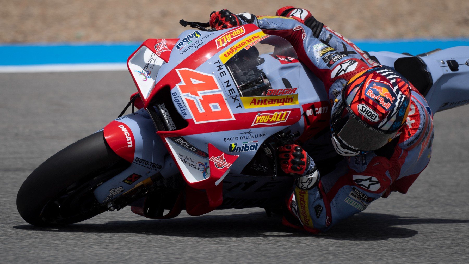 Di Giannantonio saldrá desde la pole en el GP de Italia de MotoGP. (AFP)