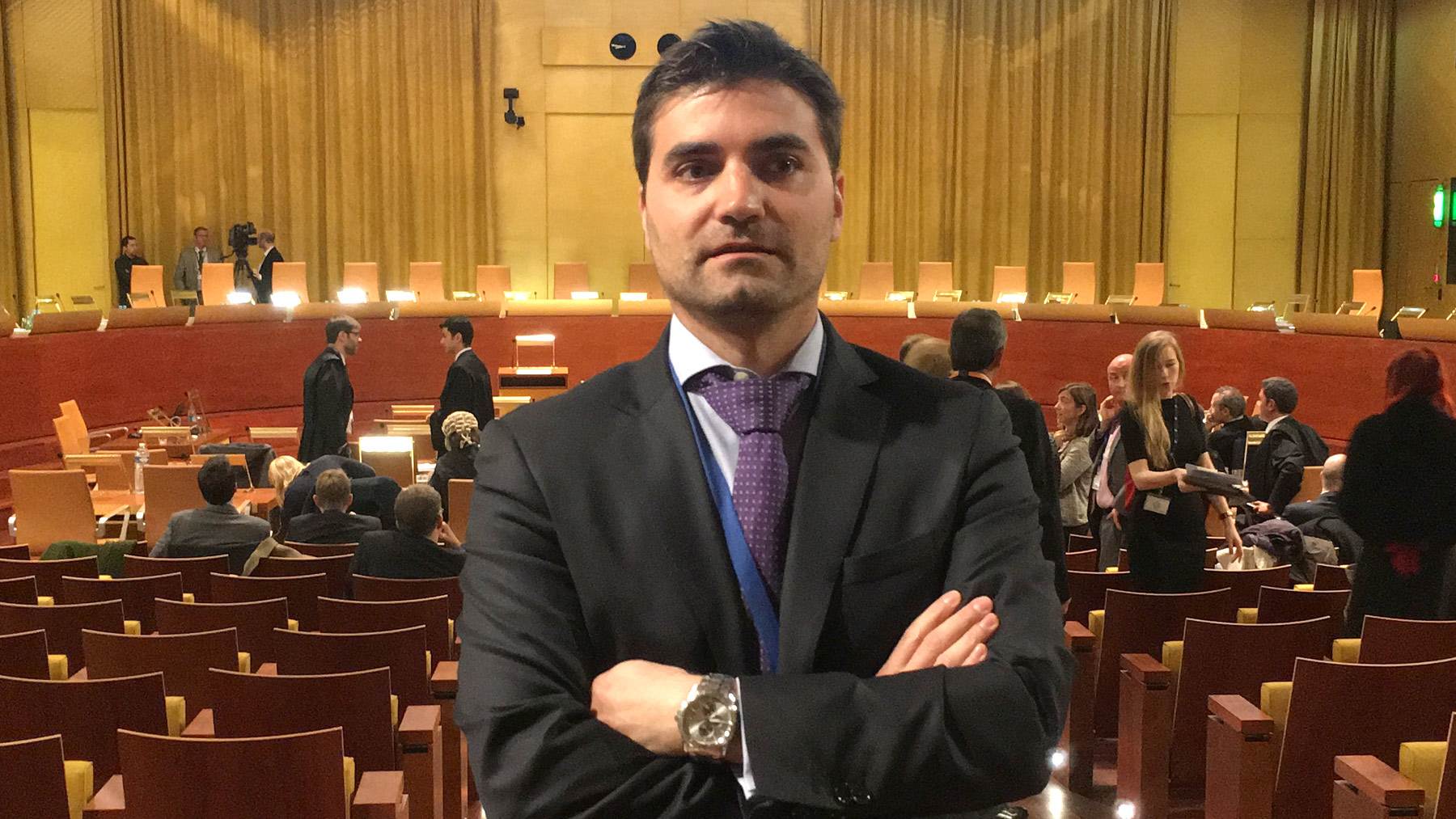 El abogado Adrián Rebollo.