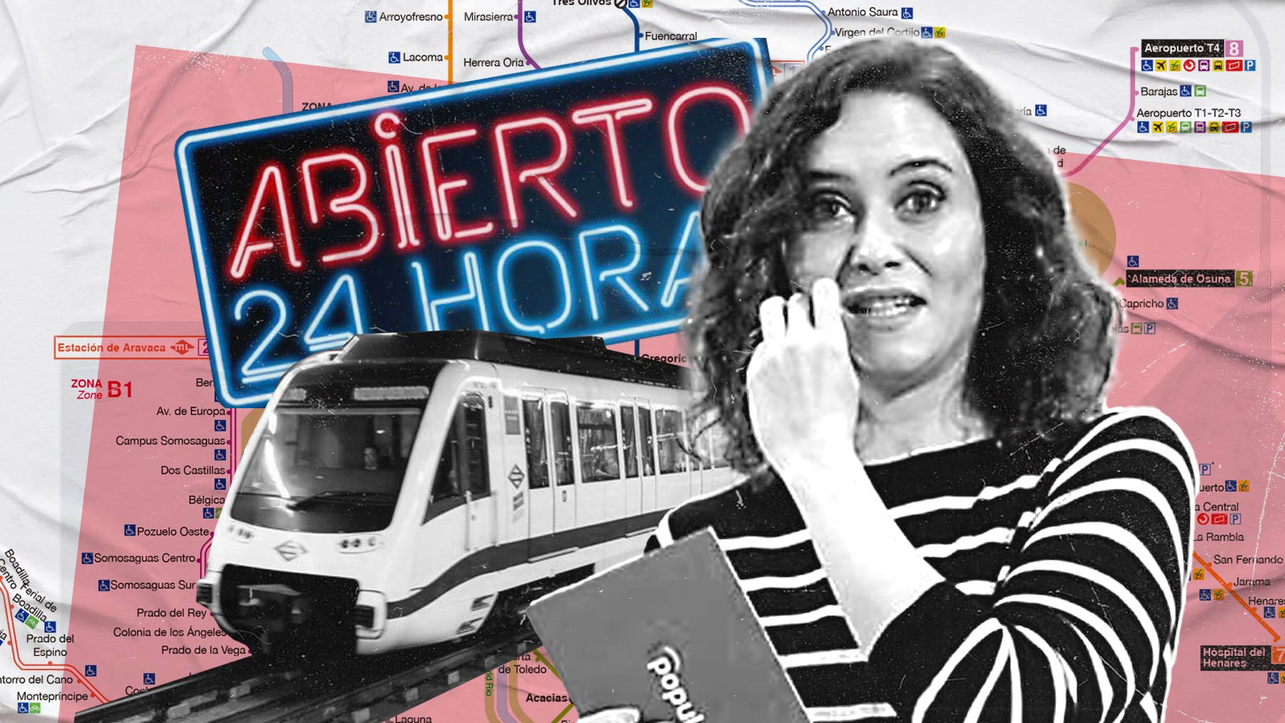 Medida histórica: Ayuso quiere abrir el Metro de Madrid 24 horas los fines de semana y vísperas de festivos