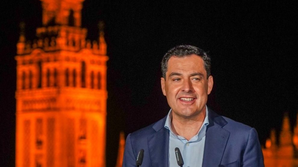 Juanma Moreno, presidente de la Junta de Andalucía.