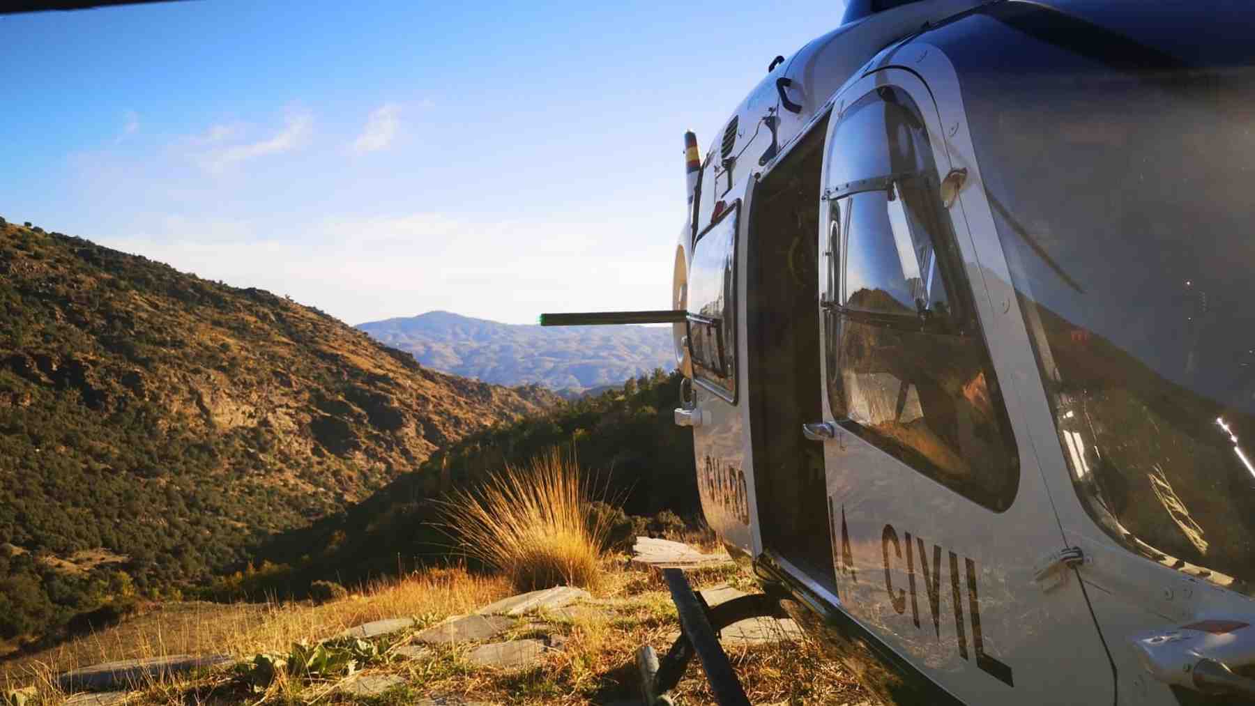 Helicóptero del Servicio de Montaña de la Guardia Civil. GUARDIA CIVIL