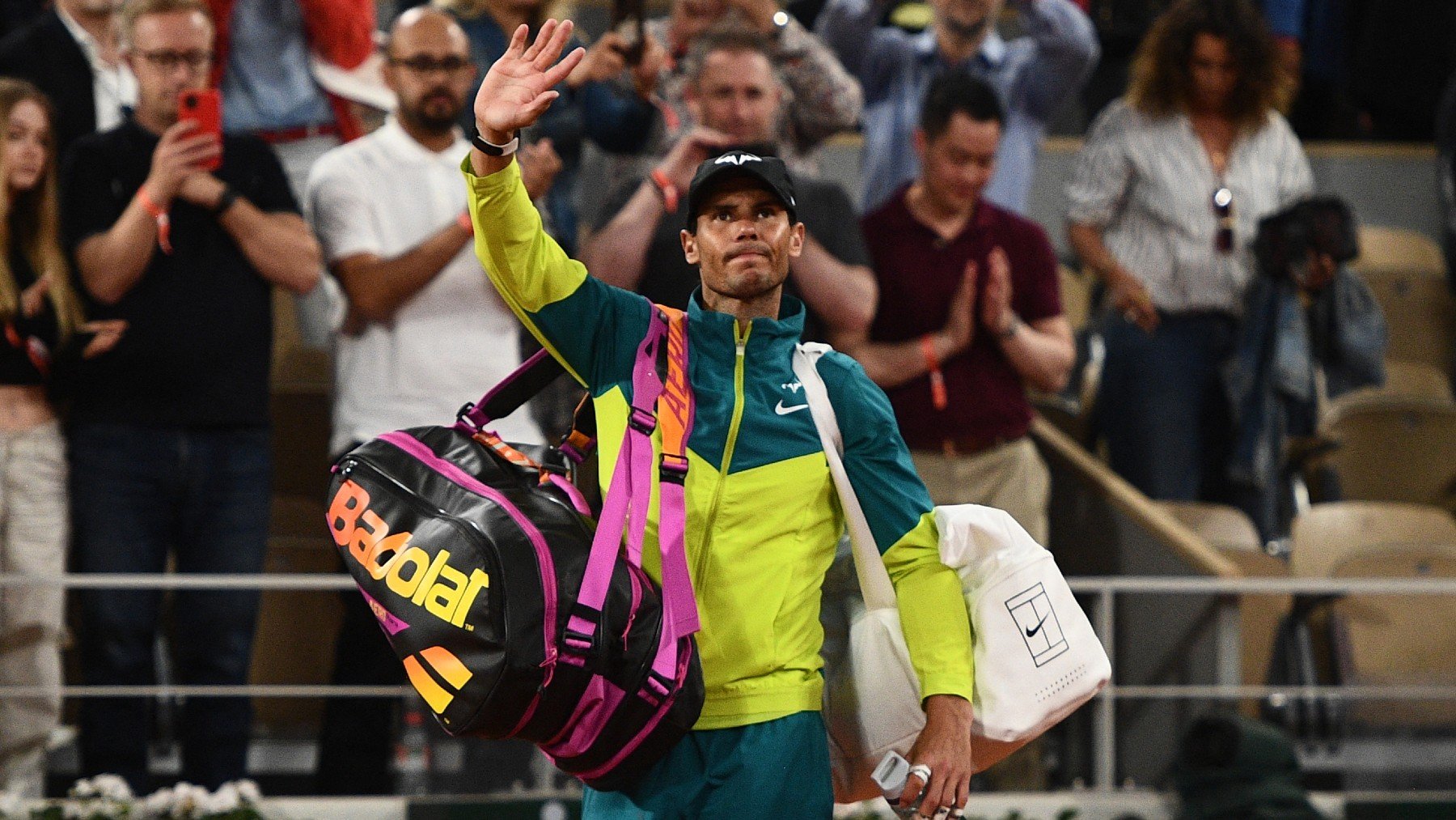 Rafa Nadal, tras su victoria ante Zverev. (AFP)
