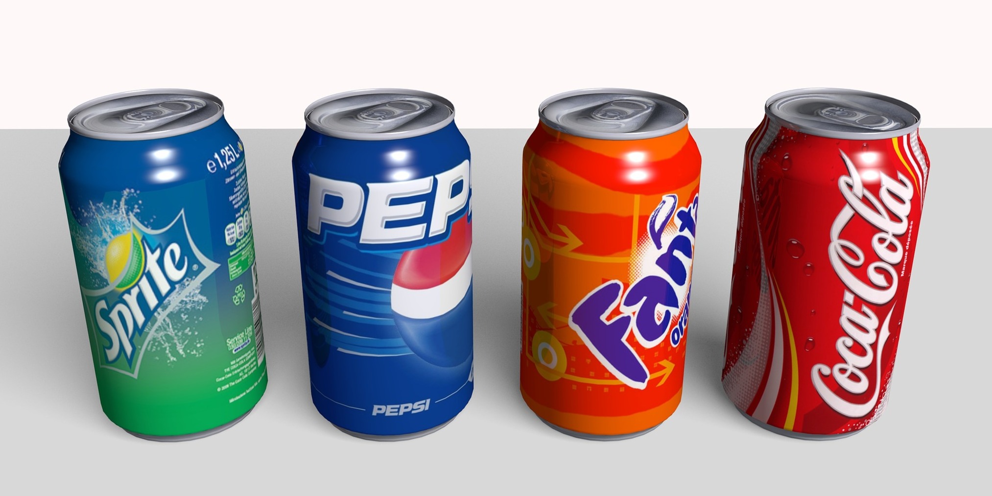 La curiosa razón por la que las latas de Coca-Cola son rojas y las de Pepsi  azules