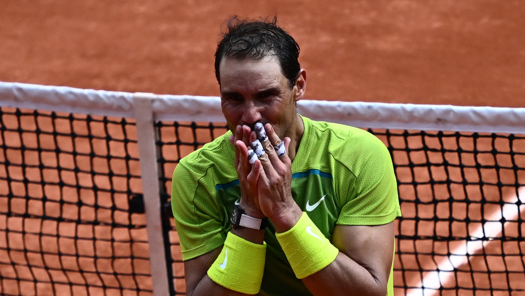 Nadal celebra su victoria en Roland Garros. (AFP)