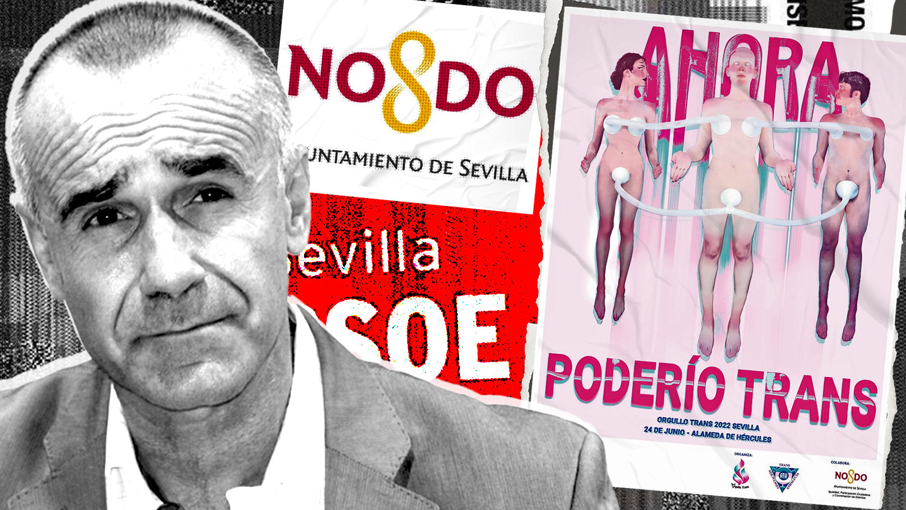 El alcalde socialista de Sevilla gasta 140.000 € en propaganda LGTBI con jornadas de ‘Poderío Trans’.