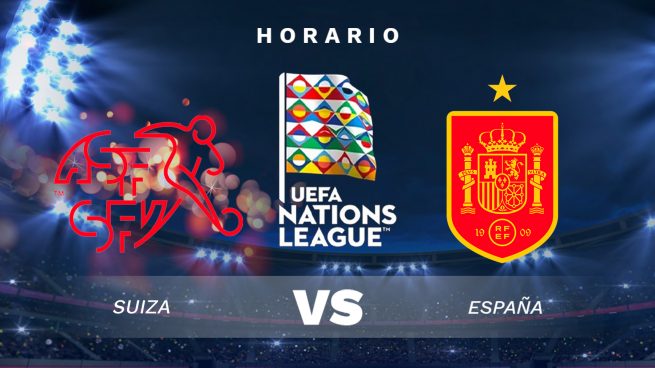 A qué juega Suiza España y dónde ver hoy a la selección española fútbol en directo | UEFA Nations League