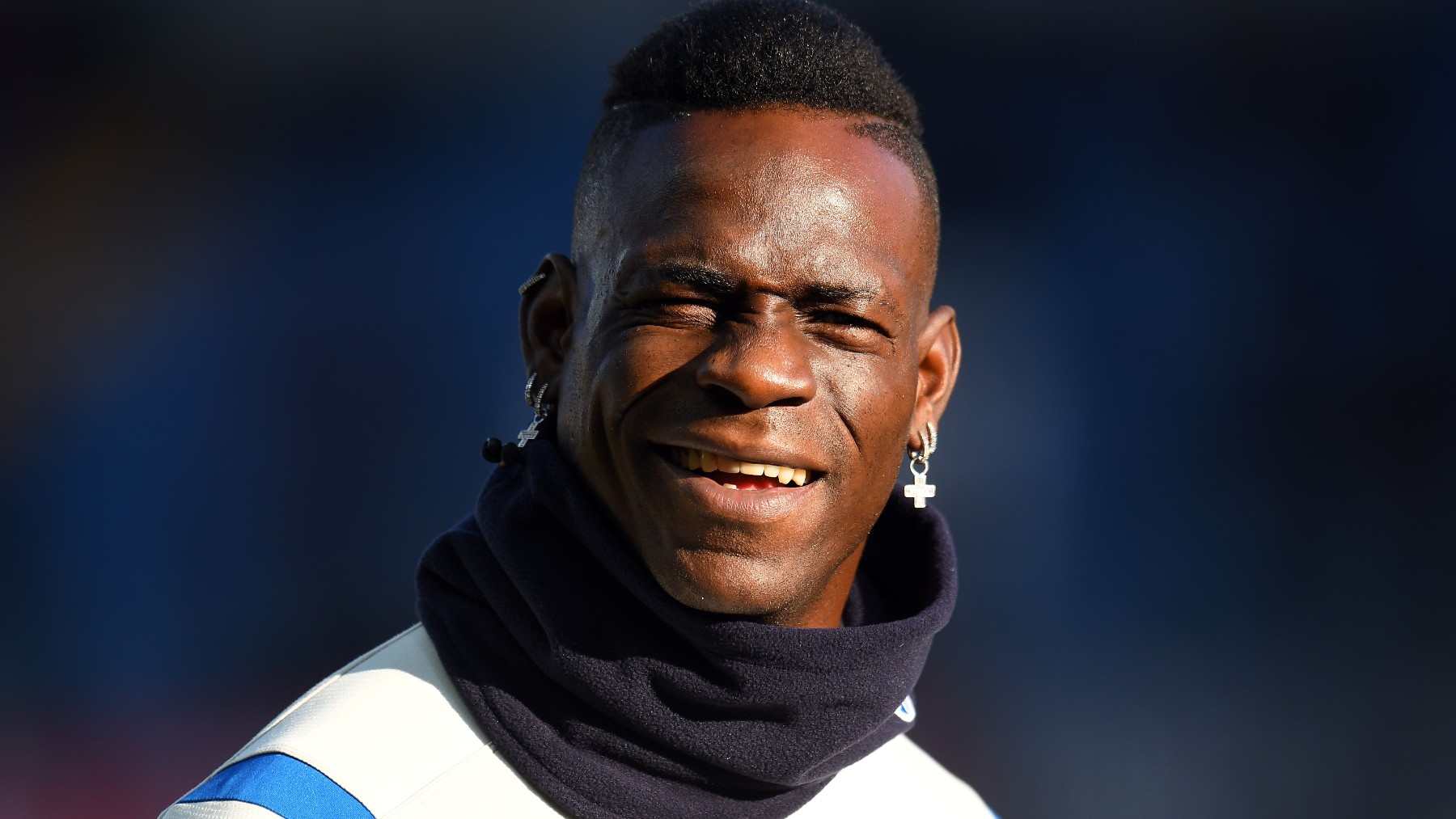 Balotelli, durante un entrenamiento. (Getty)