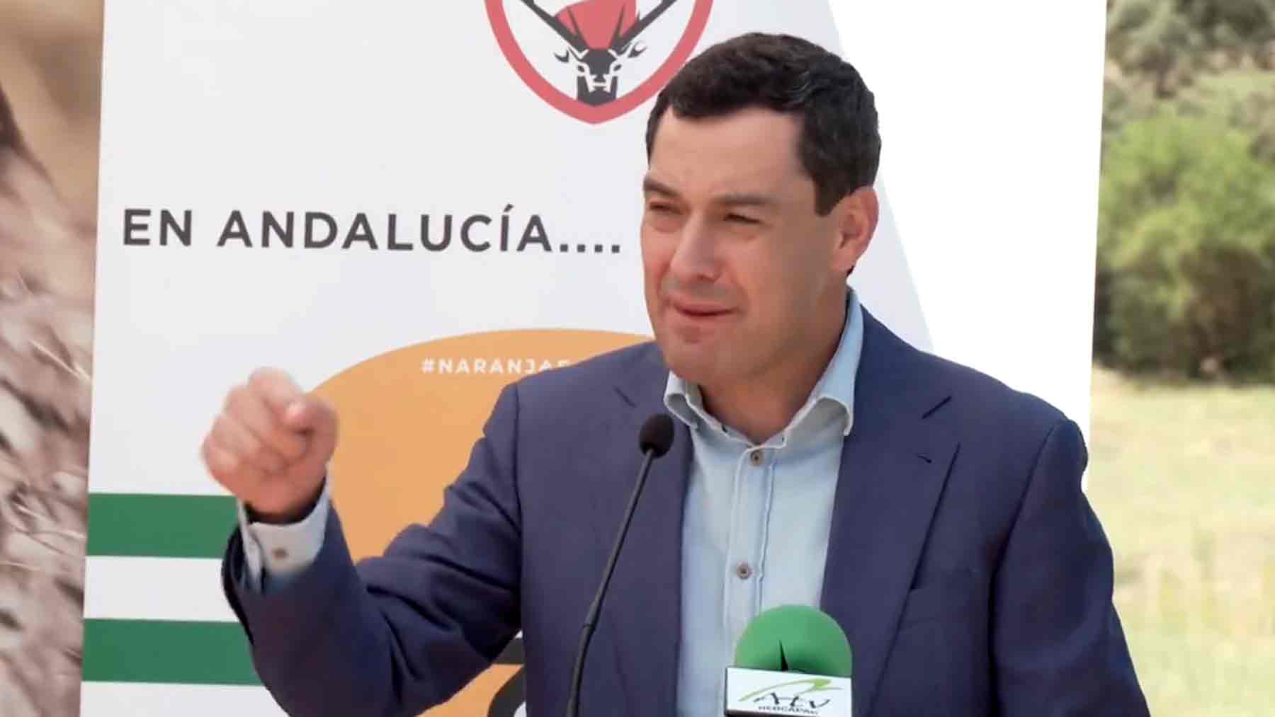 Juanma Moreno, presidente de la Junta de Andalucía.