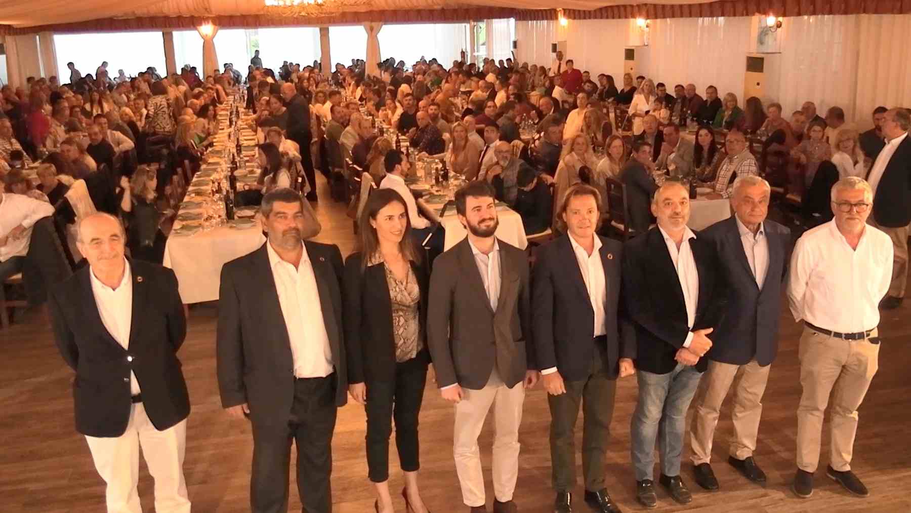 La plana mayor de Vox en Baleares en un acto celebrado en mayo en la localidad de Marratxí.