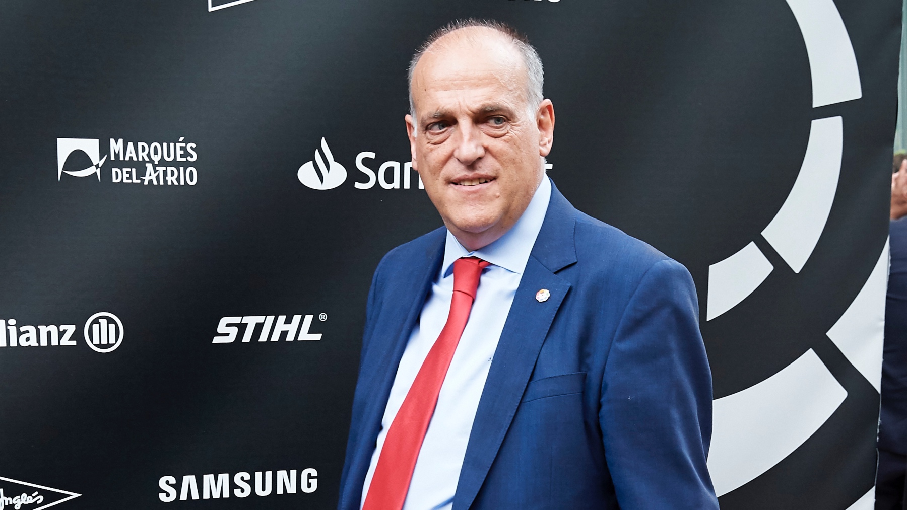 Javier Tebas, durante un acto de LaLiga. (Getty)