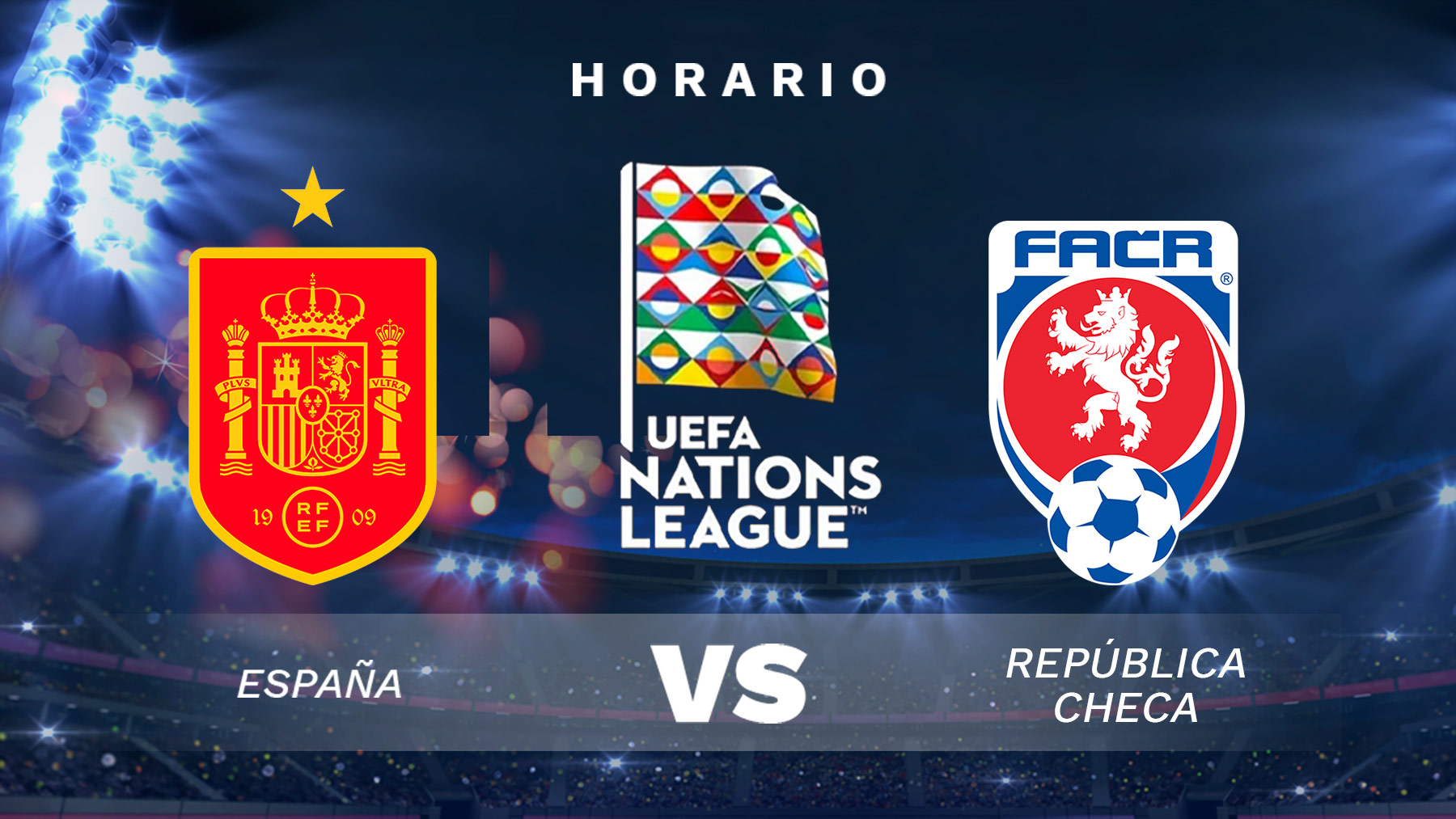 España – República Checa: horario y dónde ver por TV y online en directo el partido de la Liga de Naciones.