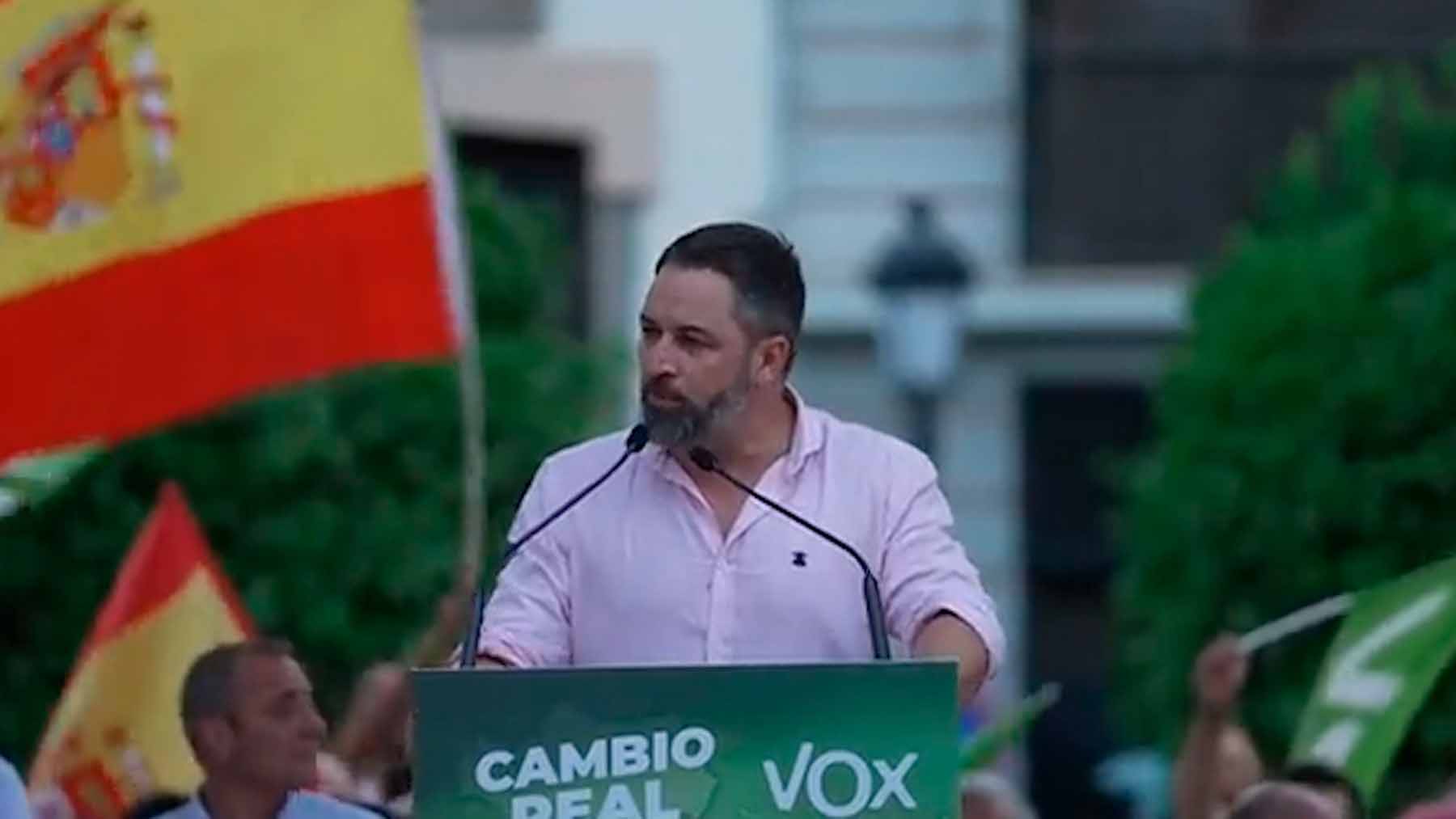 Santiago Abascal, presidente de Vox.