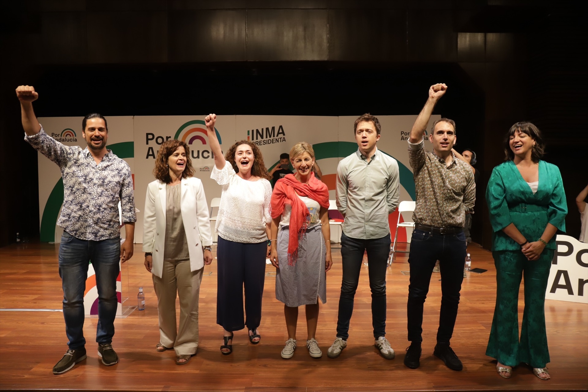 Yolanda Díaz con Ínigo Errejón este domingo